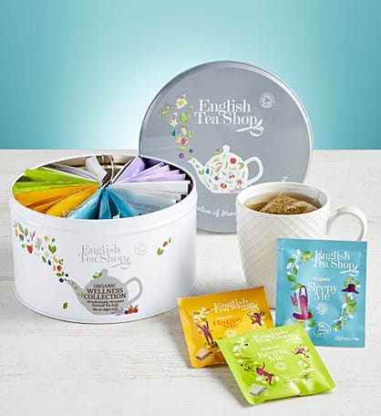 English Tea Shop Wellness Tea Round Tin